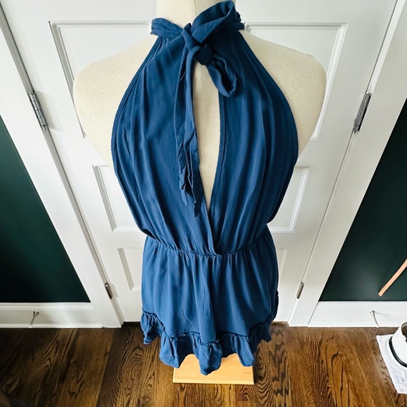 Halter Neck Sleeveless Dress - Flowy & Lightweight | Versatile and Chic - Picture 8 of 9